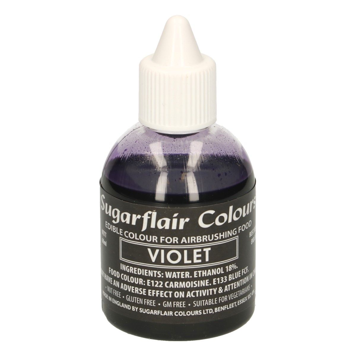  Foto: Sugarflair Airbrush Colouring -Violet- 60ml