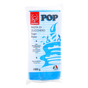  Foto: Modecor Pasta Zucchero Pop ciano 1 kg