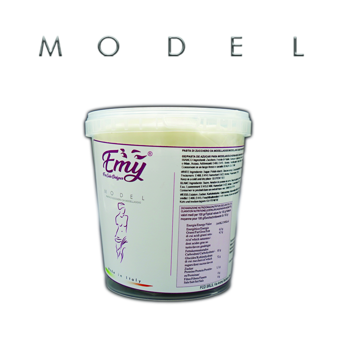  Foto: For Cake Designer - Emy Model bianca 1 kg