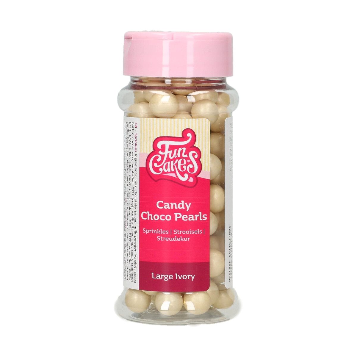  Foto: FUNCAKES - perle di cioccolato Candy LARGE IVORY 70 G