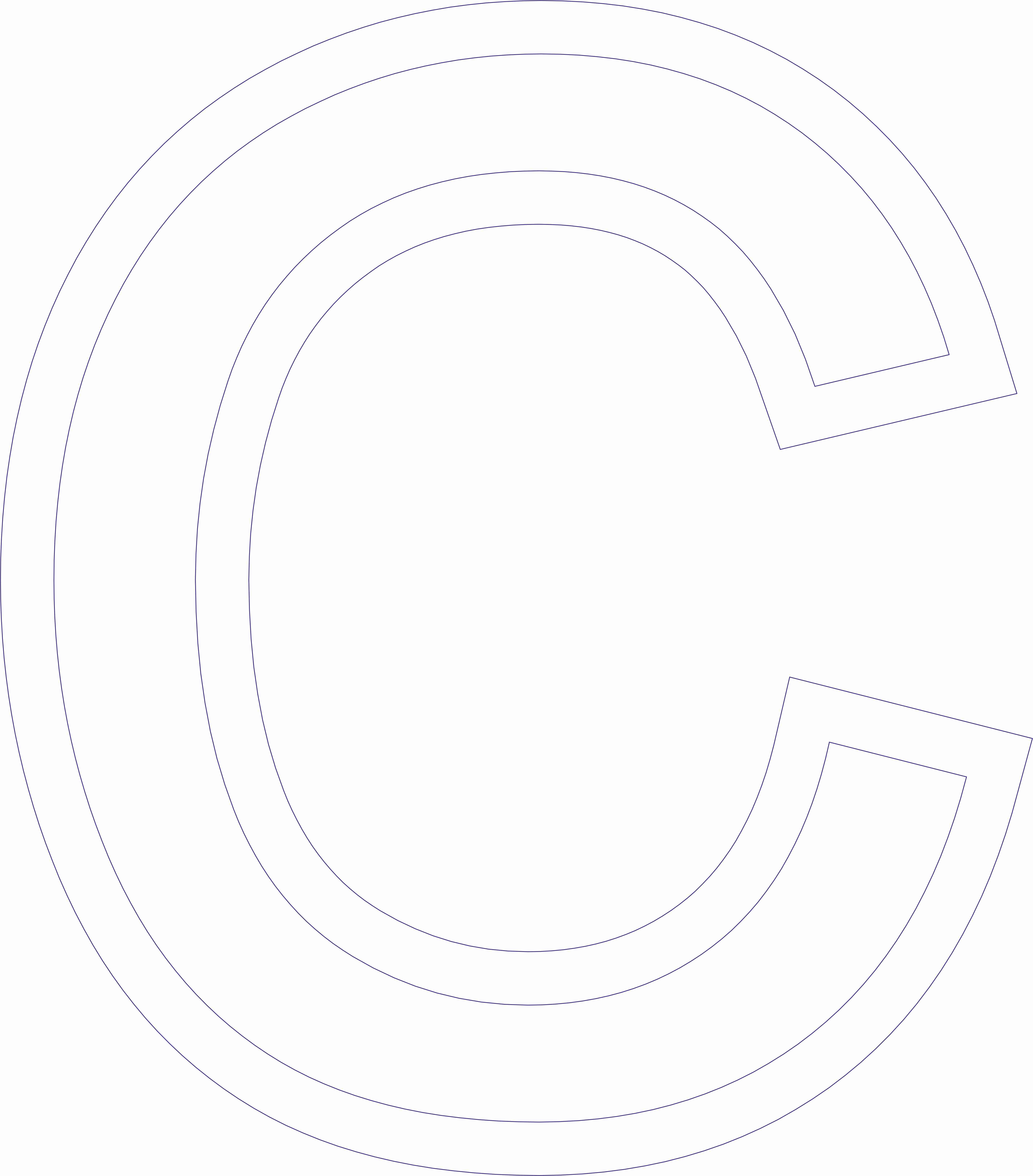  Foto: Lettera porta Palloncini - C Altezza 50 cm