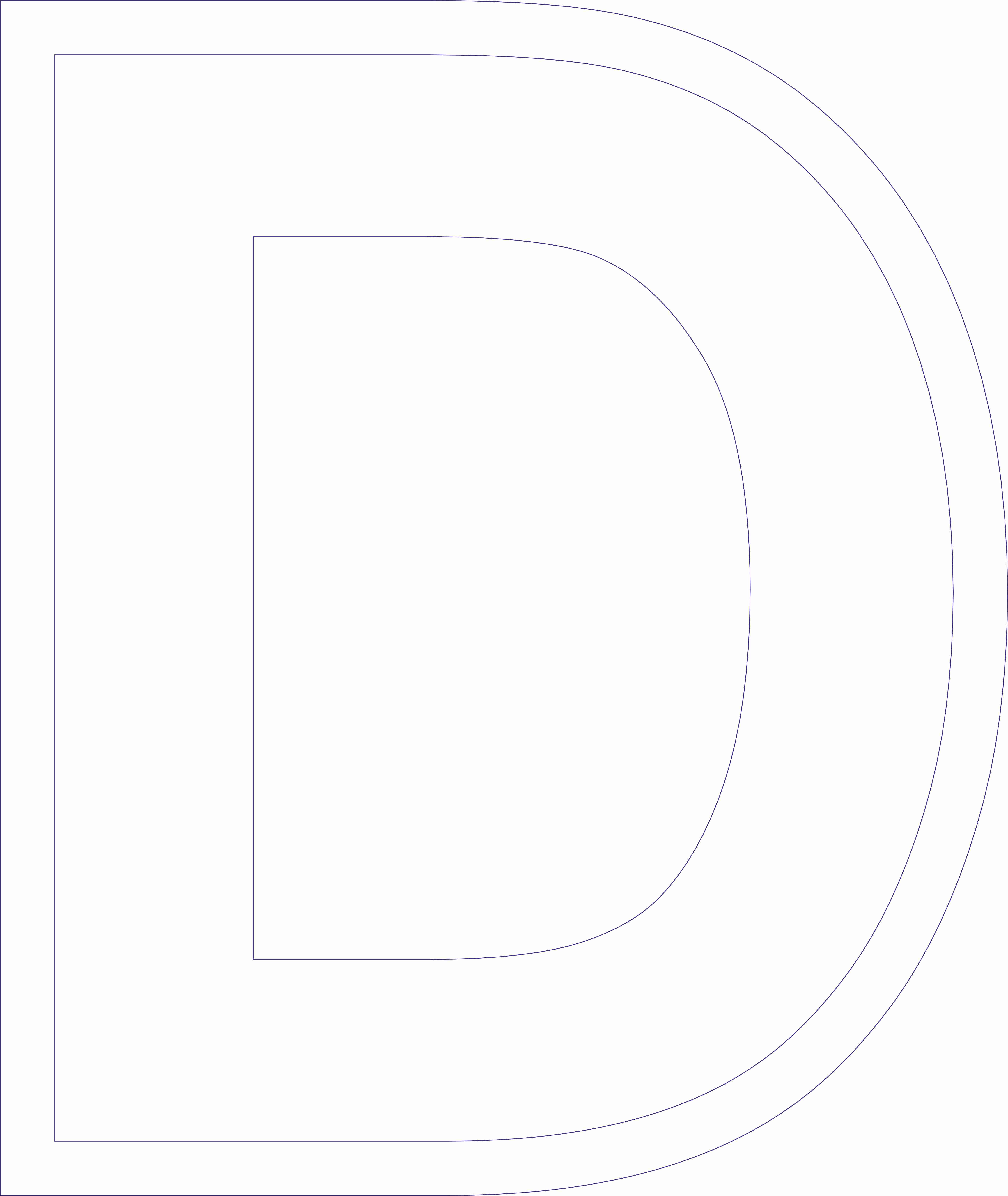  Foto: Lettera in Polistirolo - D Altezza 50 cm