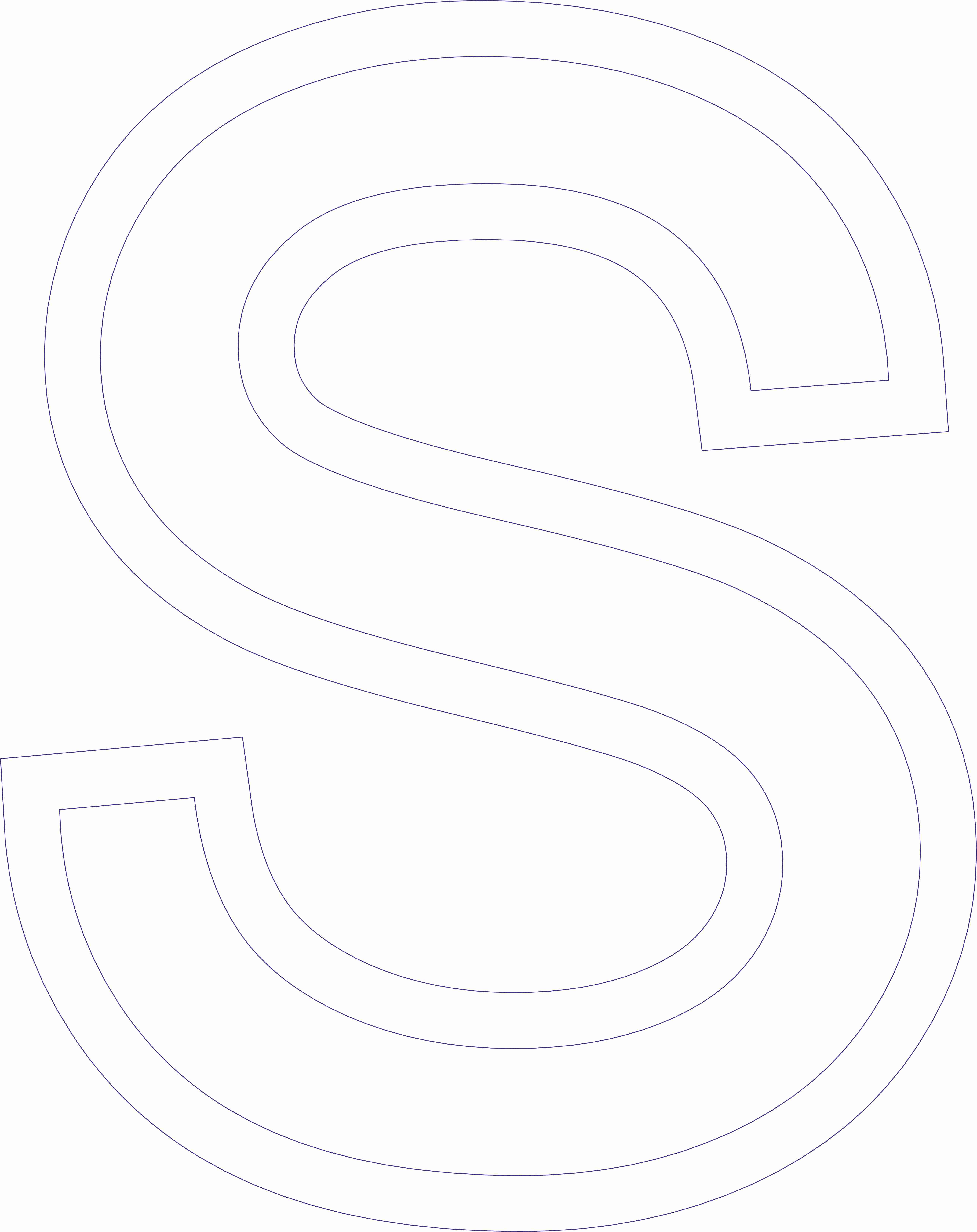  Foto: Lettera in Polistirolo - S Altezza 50 cm